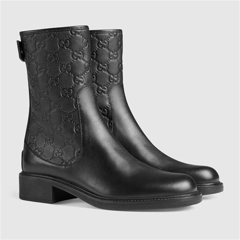 gucci maud gg leather boot|gucci boots customer service.